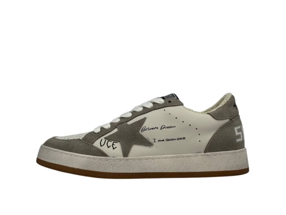 Мужские кеды Golden Goose Ball Star White Black