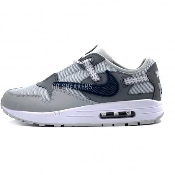 Мужские кроссовки Travis Scott x Nike Air Max 1 - Saturn Gold/Tea Tree Mist-Tent