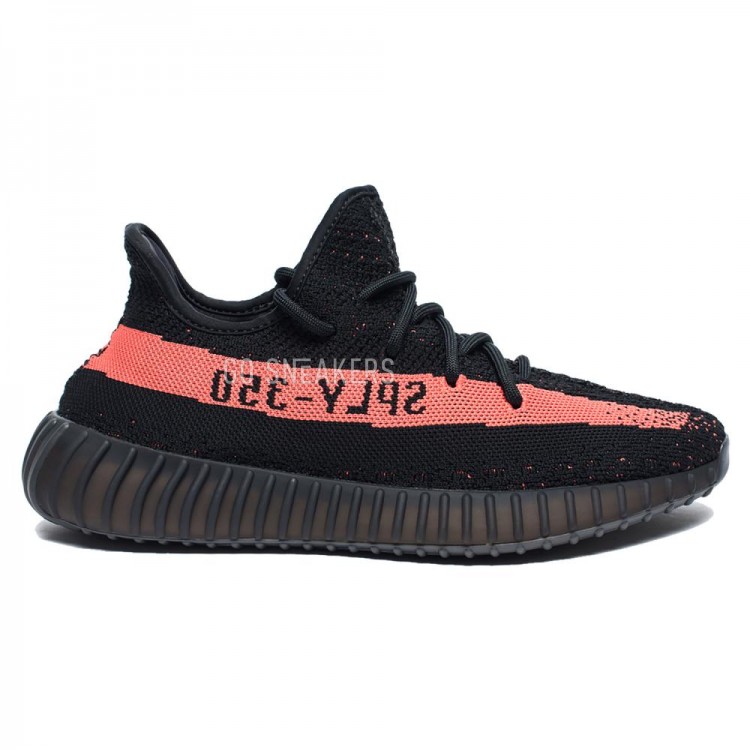 Yeezy sply 350 deals red and black