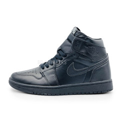 Nike Air Jordan Leather Winter Full Black
