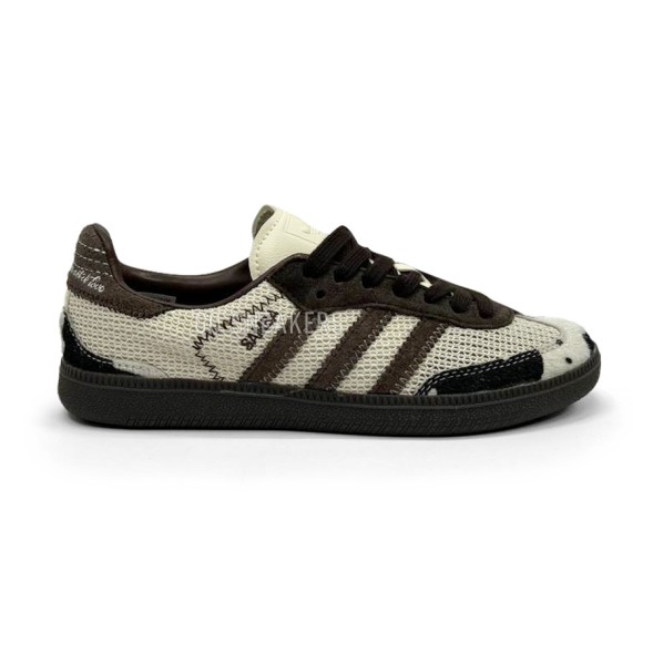 Женские кеды Adidas Samba Textile Woman White Black