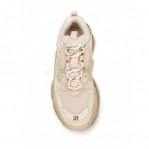 Женские кроссовки Balensiaga Triple S CLEAR SOLE IN WHITE
