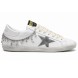Женские кеды Golden Goose Super-Star Leather White Suede Star