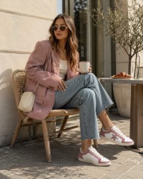 Golden Goose Super-Star Leather/Suede White/Pink