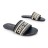 Женские босоножки Dior Flip-flops Textile White/Black