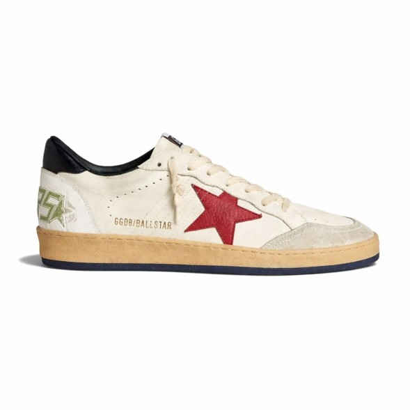 Унисекс кеды Golden Goose Ball Star Brown Nubuck Star and Nappa Heel Tab