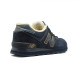Мужские зимние кроссовки New Balance 574 Navy-Gold