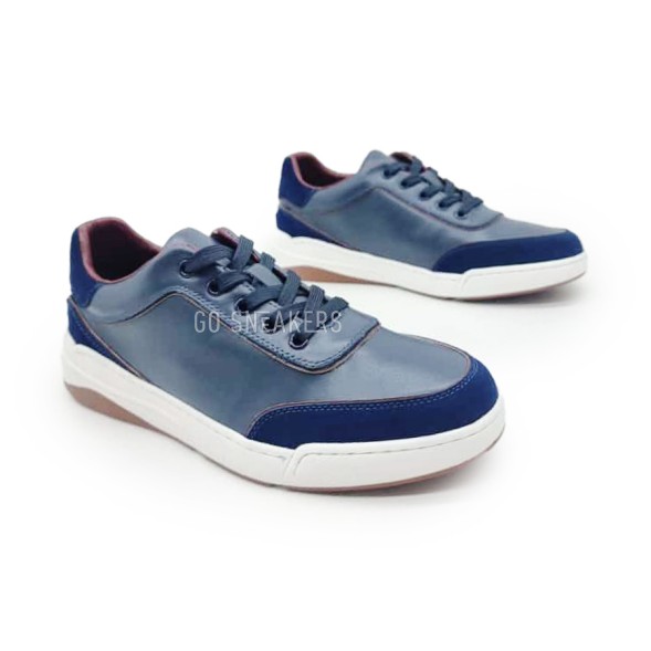 Унисекс кроссовки Loro Piana Newport Walk Leather Blue