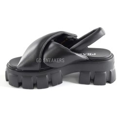 Prada Sandals Leather Black