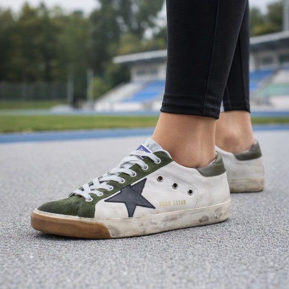 Унисекс кеды Golden Goose Superstar Black Star and Black Heel Tab