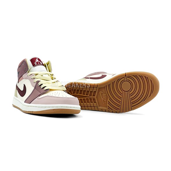 Унисекс кроссовки Nike Air Jordan 1 Mid SE Dark Pony/Smoky Mauve