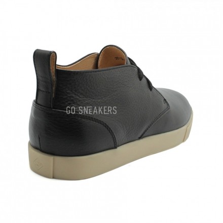 Мужские ботинки Loro Piana Freetime Lace Up Sneakers Black Leather