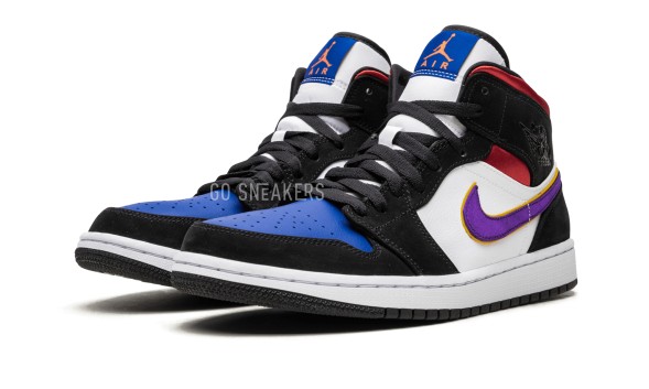 Унисекс кроссовки Nike Air Jordan 1 Mid Lakers Top 3