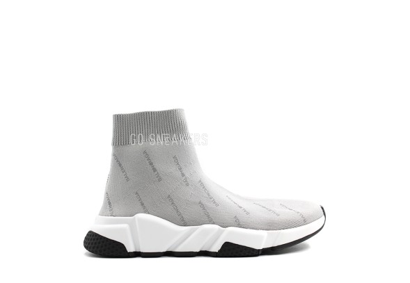 Унисекс кроссовки Balensiaga Speed Trainer Gray White Black
