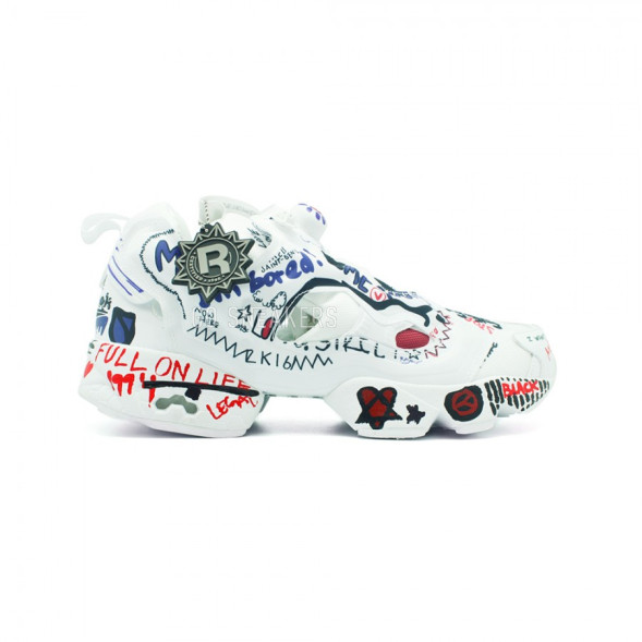 Мужские кроссовки Vetements x Reebok Insta Pump Fury &amp;quot;Graffiti&amp;quot;