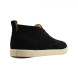 Мужские ботинки Loro Piana Freetime Lace Up Sneakers Black Suede