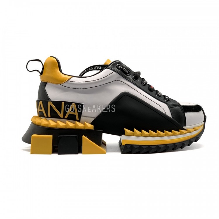 Yellow dolce gabbana sneakers top