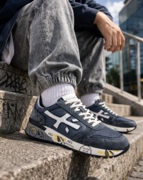 Premiata 483 Textile/Suede Grey