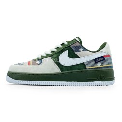 Nike Air Force 1 Pendleton Green/White