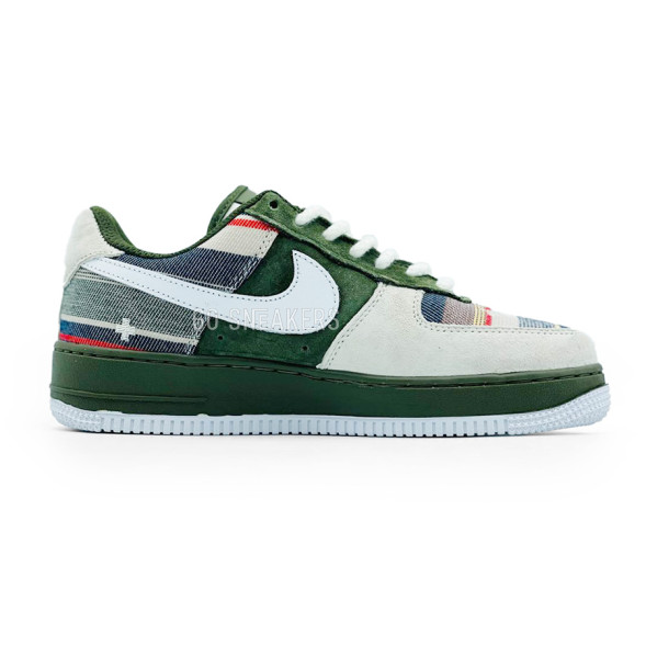 Унисекс кроссовки Nike Air Force 1 Pendleton Green/White