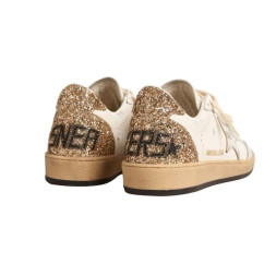 Golden Goose Ball Star with Metallic Leather Star and Glitter Heel Tab
