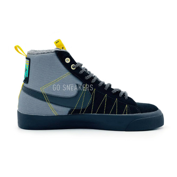 Унисекс зимние кроссовки Nike Sb Zoom Blazer Mid Prm Acclimate Pack Grey/Black