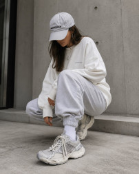 Balenciaga Stapler Sneaker Beige Grey