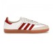 Мужские кеды Adidas Samba OG Sporty Rich White Core Burgundy