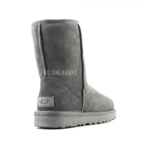 Женские непромокаемые короткие угги Classic Short Grey II