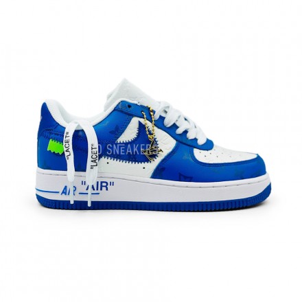 Унисекс кроссовки Nike Air Force 1 Sotheby’s Auction Results x Louis Vuitton Blue