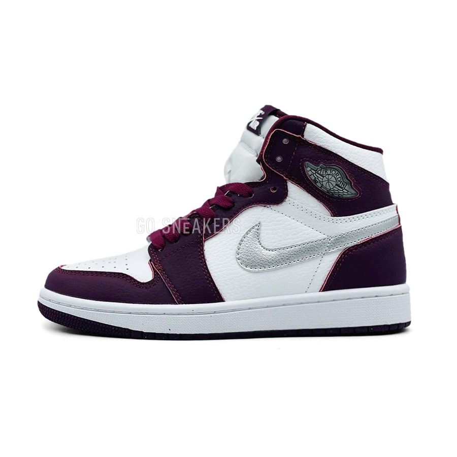 Nike Air Jordan 1 White Burgundy 9 490 Nike
