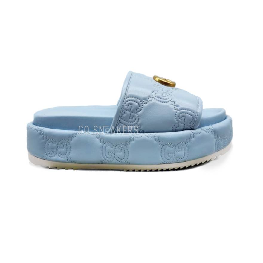 Blue gucci hot sale flip flops