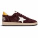 Унисекс кеды Golden Goose Ball Star in Chocolate Nubuk with Leather Star and Heel Tab