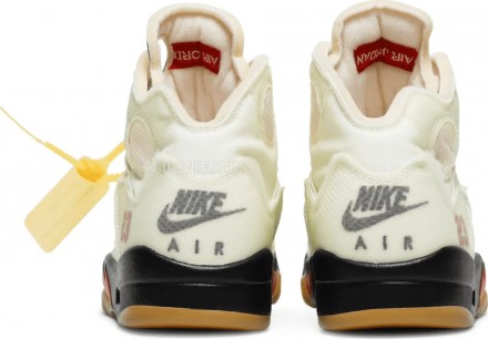Унисекс кроссовки Nike Off-White x Air Jordan 5 SP &#039;Sail&#039;