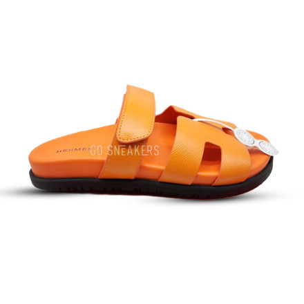 Унисекс сандалии Hermes Flip-flops Chypre Unisex Leather Orange