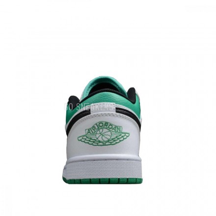 Унисекс кроссовки Nike Air Jordan 1 Low White Lucky Green Black