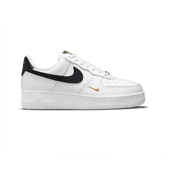 white air force 1 with gold swoosh