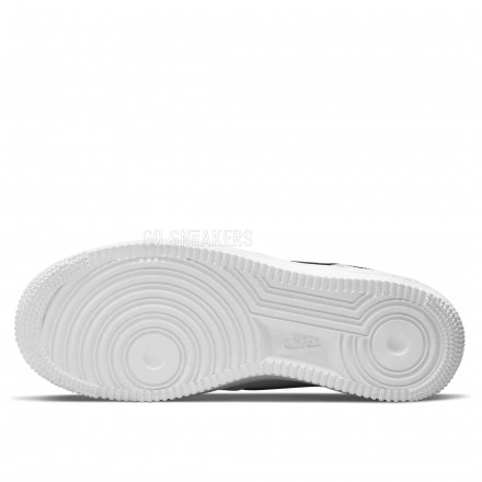 Унисекс кроссовки Nike Air Force 1 Low 07 Essential White Black Gold Mini Swoosh