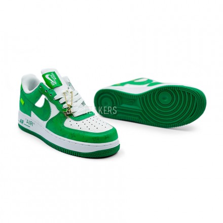 Унисекс кроссовки Nike Air Force 1 Sotheby’s Auction Results x Louis Vuitton Green