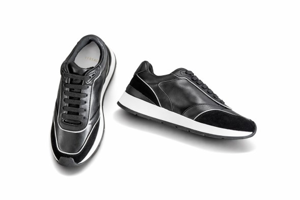 Женские кроссовки Versace Milano Sneakers Black