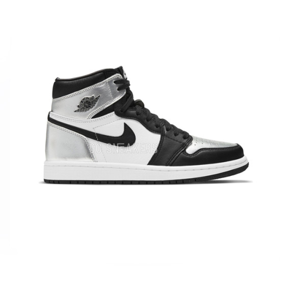 Унисекс кроссовки Nike Air Jordan 1 Retro High Silver Toe