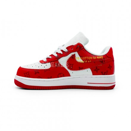 Унисекс кроссовки Nike Air Force 1 Sotheby’s Auction Results x Louis Vuitton Red