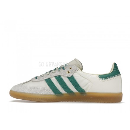 Унисекс кроссовки Adidas x Wales Bonner Samba Cream White Bold Green