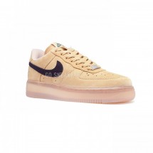 Nike Air Force 1 X Reigning Cham Low All-Match Sneakers Tan Beige