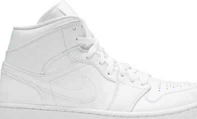 Nike air jordan 2025 1 mid all white