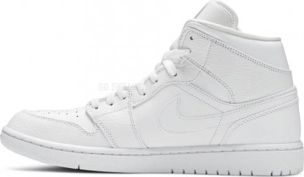 Унисекс кроссовки Nike Air Jordan 1 Mid &#039;Triple White&#039;