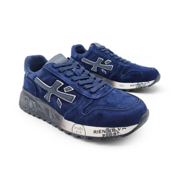 Унисекс кроссовки Premiata 483 Suede Air Navy