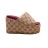 Женские шлепки Gucci Platform Flip-flops Brown