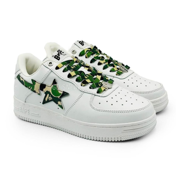 Мужские кроссовки Bathing Apg Bape Sta White Millitary