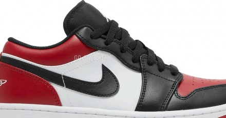 Унисекс кроссовки Nike Air Jordan 1 Low &#039;Bred Toe&#039;